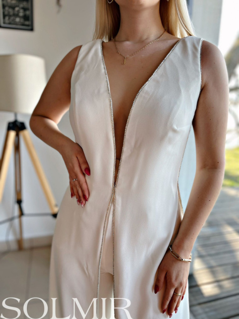 Kombinezon premium ORIENTANA ecru biel Kombinezon premium ORIENTANA ecru biel