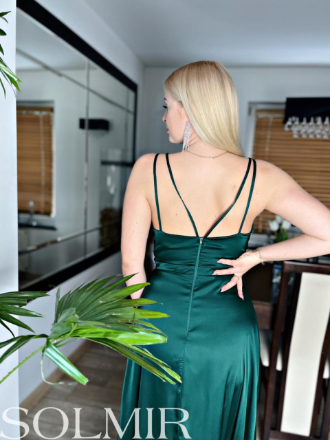 Sukienka JENNA butelkowa zieleń Sukienka JENNA butelkowa zieleń