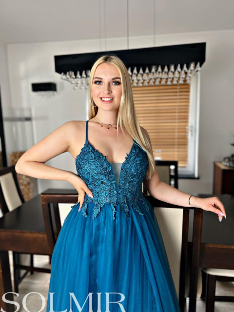 Sukienka ZEFIRIA oceaniczny niebieski Sukienka ZEFIRIA oceaniczny niebieski