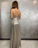 Sukienka ELIZA srebro