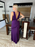 Sukienka HASSA bakłażanowy fiolet