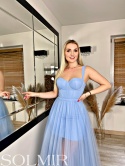 Sukienka BALERINA MAXI błękit