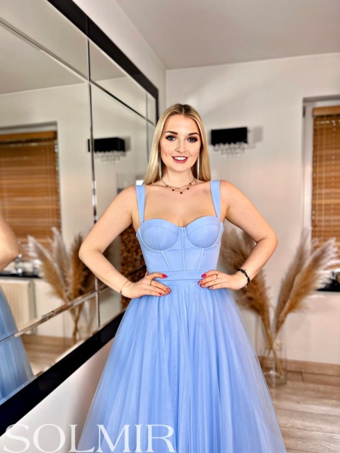 Sukienka BALERINA MIDI błękit Sukienka BALERINA MIDI błękit