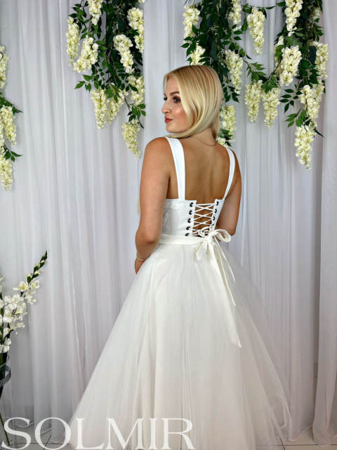 Sukienka BALERINA MIDI biel Sukienka BALERINA MIDI biel