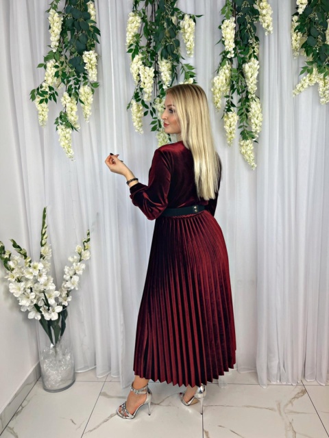 Sukienka MERRY ME bordo