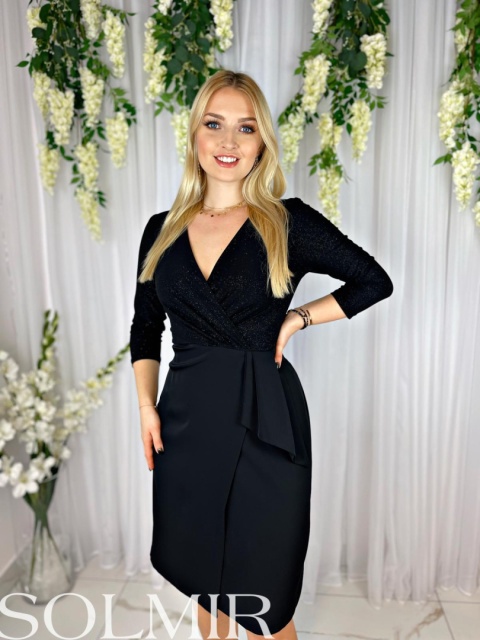 Sukienka DONATELLA MIDI czerń Sukienka DONATELLA MIDI czerń