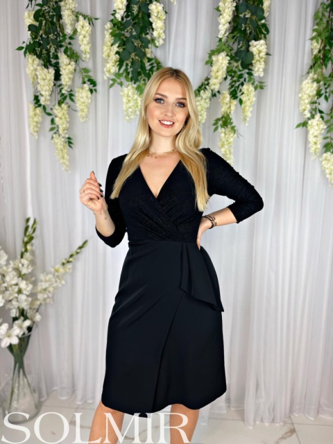 Sukienka DONATELLA MIDI czerń Sukienka DONATELLA MIDI czerń