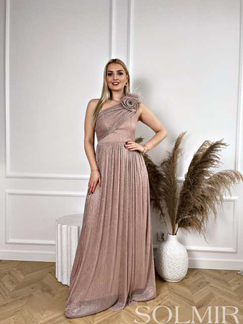 Sukienka ANTONELLA pudrowy róż Sukienka ANTONELLA pudrowy róż