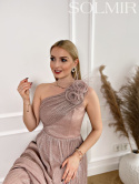 Sukienka ANTONELLA pudrowy róż