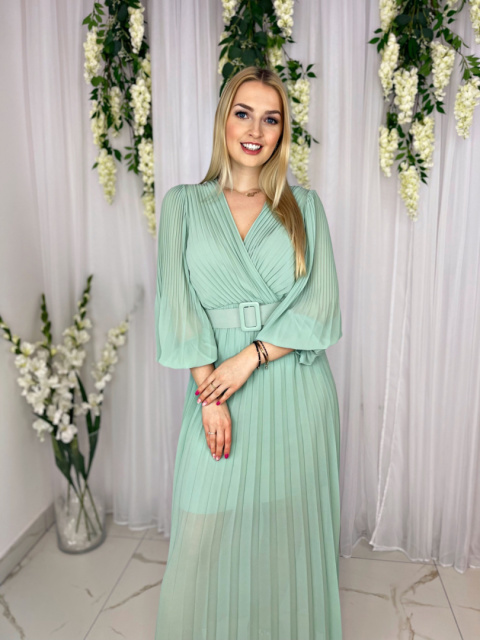 Sukienka DARIA pistacjowa zieleń Sukienka DARIA pistacjowa zieleń