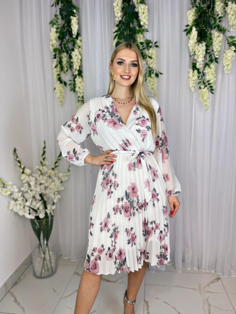 Sukienka ELSA print kwiaty Sukienka ELSA print kwiaty