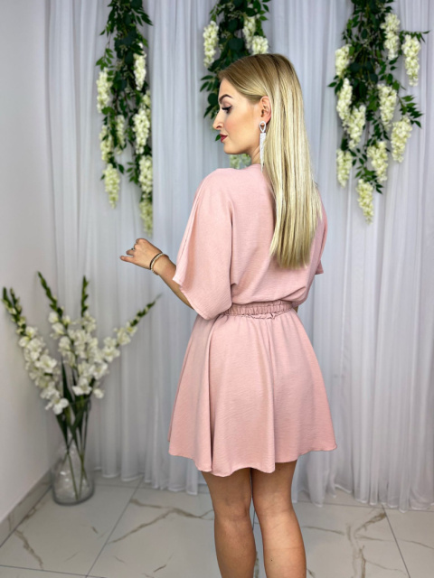 Kombinezon ALEXANDRO MINI pudrowy róż Kombinezon ALEXANDRO MINI pudrowy róż