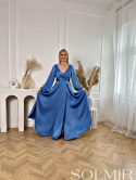 Sukienka KARINA jeansowy niebieski