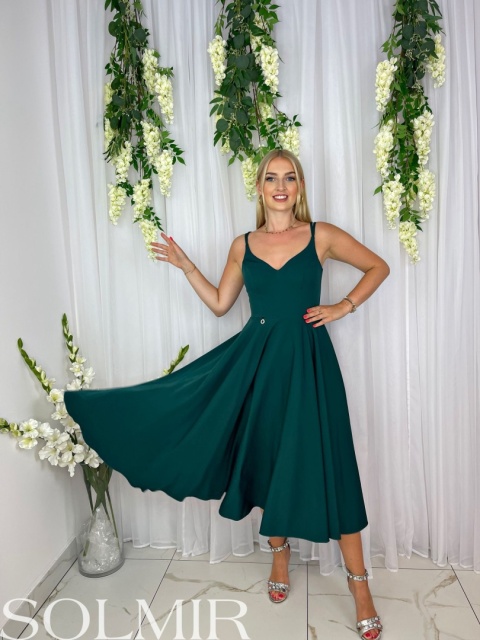 Sukienka AMIKA butelkowa zieleń Sukienka AMIKA butelkowa zieleń