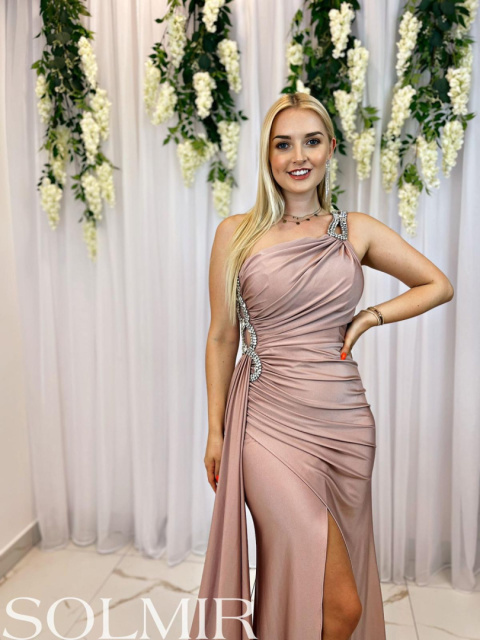 Sukienka BLAIR pudrowy róż Sukienka BLAIR pudrowy róż