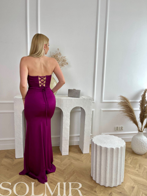Sukienka BRIANA śliwkowe bordo Sukienka BRIANA śliwkowe bordo
