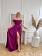 Sukienka SOFIA 艣liwkowe bordo