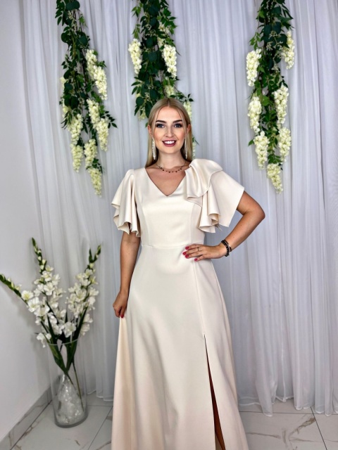 Sukienka CORALINA MAXI beż Sukienka CORALINA MAXI beż