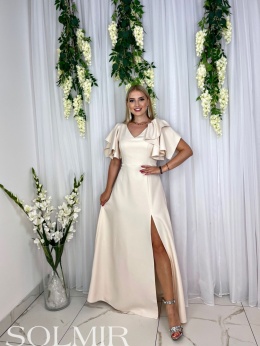Sukienka CORALINA MAXI beż