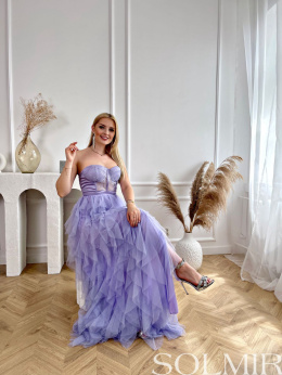Sukienka ELEONORE liliowy fiolet