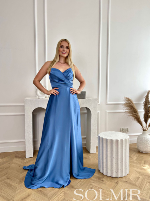 Sukienka ELIZABETH jeansowy niebieski Sukienka ELIZABETH jeansowy niebieski