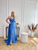 Sukienka ELIZABETH jeansowy niebieski