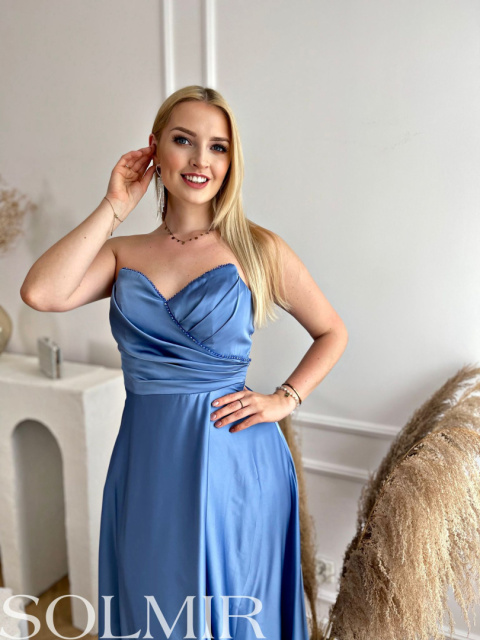 Sukienka ELIZABETH jeansowy niebieski Sukienka ELIZABETH jeansowy niebieski