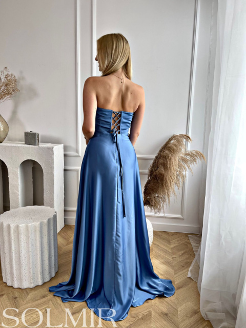 Sukienka ELIZABETH jeansowy niebieski Sukienka ELIZABETH jeansowy niebieski