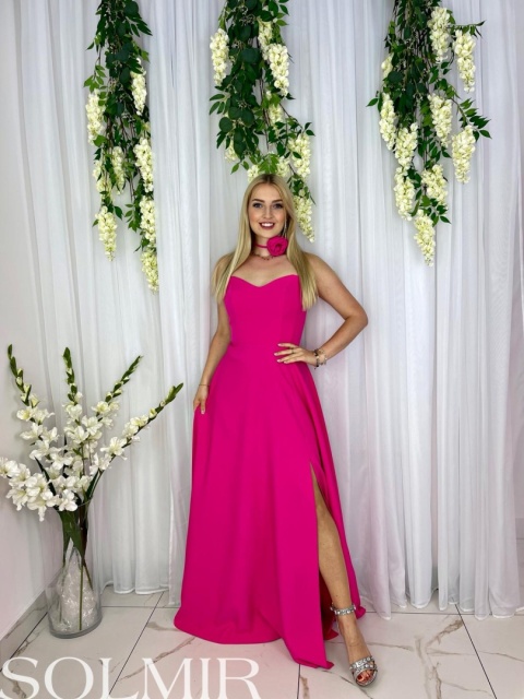 Sukienka JAZMIN neonowa fuksja Sukienka JAZMIN neonowa fuksja