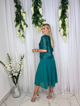 Sukienka LUISIANA szmaragdowa zieleń