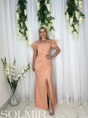 Sukienka MADONNA brzoskwiniowy róż
