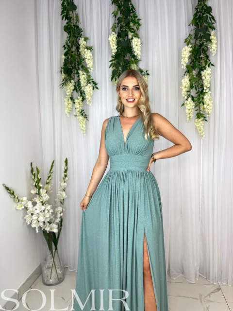Sukienka VIRGINIA mięta / szałwia Sukienka VIRGINIA mięta / szałwia
