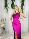 Sukienka premium SOMAYA beż z czernią
