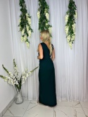 Sukienka AMBER MAXI butelkowa zieleń