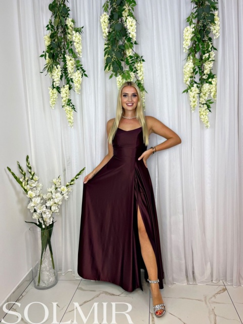 Sukienka ELDANA bordo/wino Sukienka ELDANA bordo/wino
