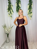 Sukienka ELDANA bordo/wino