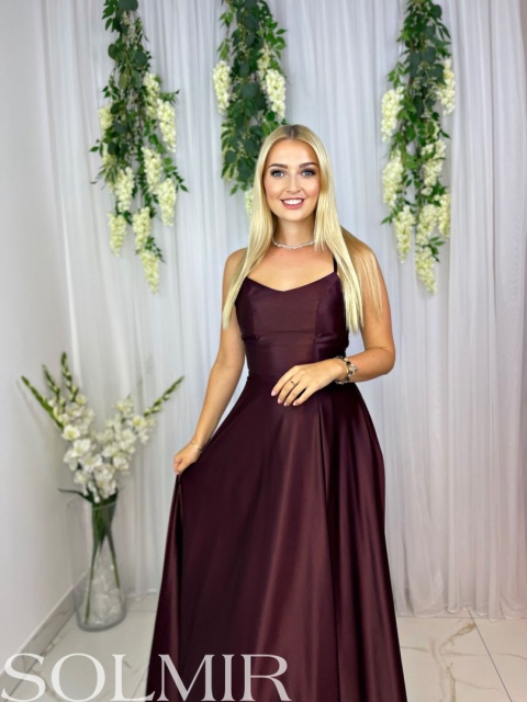 Sukienka ELDANA bordo/wino Sukienka ELDANA bordo/wino