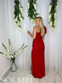 Sukienka FLEUR MAXI czerwień
