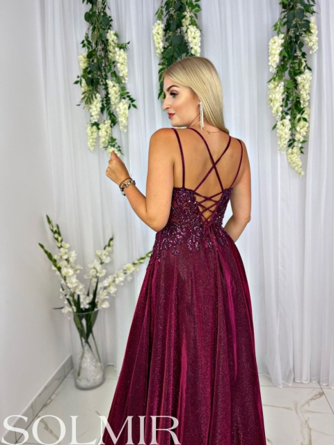 Sukienka ADELINE bordo Sukienka ADELINE bordo
