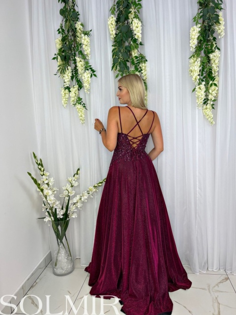 Sukienka ADELINE bordo Sukienka ADELINE bordo