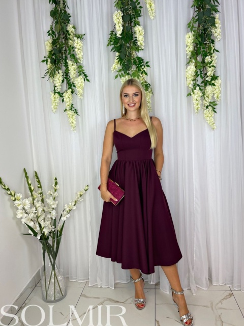 Sukienka MANDY wiśniowe bordo Sukienka MANDY wiśniowe bordo