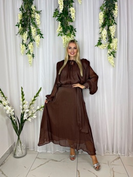 Sukienka ALICE MAXI czekolada