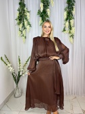 Sukienka ALICE MAXI czekolada