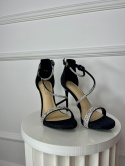 Sandały na szpilce MEX czerń