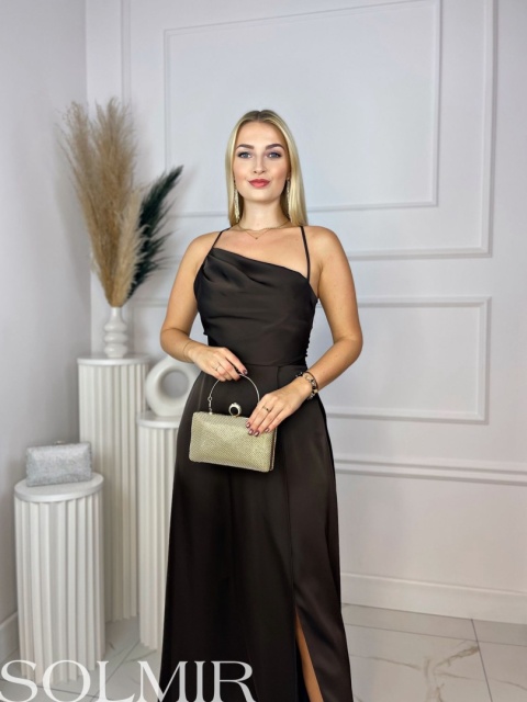 Sukienka ANASTASIA czekolada