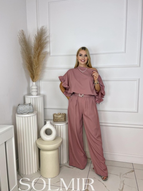 Komplet JELLY brudny róż