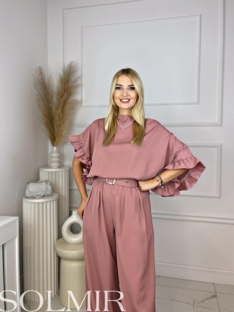 Komplet JELLY brudny róż