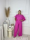 Komplet JELLY pastelowa fuksja