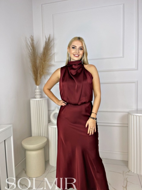 Sukienka BETANY bordo