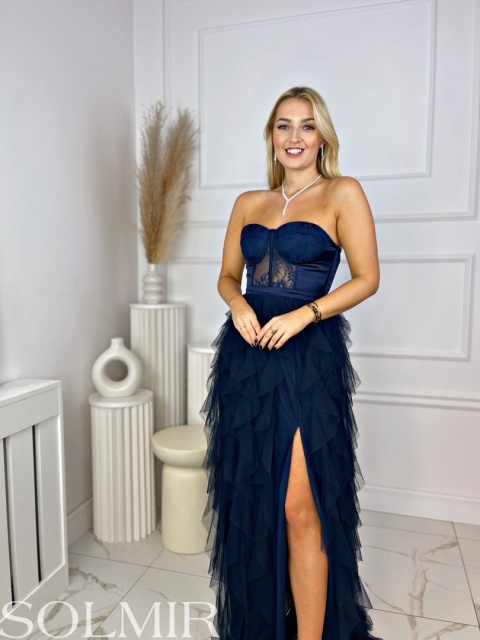 Sukienka ELEONORE granat